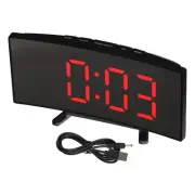 Alarm Clock with Red Digits, Digital Alarm Clocks for Bedrooms