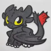 How to Train Your Dragon Toothless Large Patch 7 inches tall