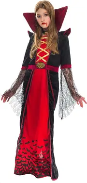 Red Royal Vampire Girls Costume