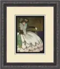 Pablo Picasso Lady in Blue Custom Framed Print