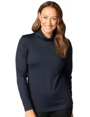 [Fella Hamilton] Hedrena Skivvy Top in Dark Navy
