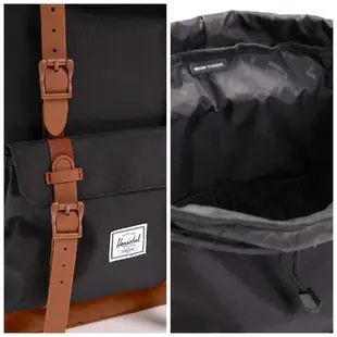 Herschel Little America 大型 黑色 全黑 防潑水 帆布 尼龍 大容量 背包 男包 後背包 現貨