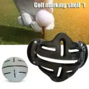 1x Golf Ball Line Marker Template Alignment Liner Marks Aids Putting AU