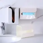 Self Adhesive Wall Mounted Tissue Box Toilet Paper Drawer For Bathroom