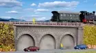 KIBRI 37670 N SCALE RAILWAY EMBANKMENT RETAINING WALLS SINGLE TRACK MODEL KIT