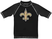 NFL New Orleans Saints Boy's Licensed Rashguard Top