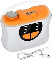 Electric Nail Clippers for Seniors - Polishing Automatic Fingernail Trimmer | LED Nail Clipper with 3-Speed Settings & Scraps Storage for Baby Care, Seniors & Home Manicure, Fingernail Polishing Tool