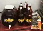 Mr Beer Barrel Keg Dispenser & 8 Bottles kit home brew