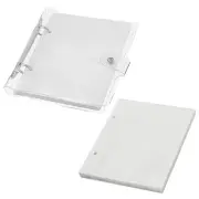 200 Pockets Sparkle Photo Album 50 Pages 3x4" Sleeves White