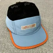 NWT VANS Off The Wall NIX CAMPER HAT Adjustable Ventd Cap SKY BLUE BLK Unisex OS