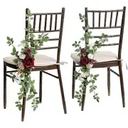 Aisle Chair Back Floral Decors Vibrant Colors Aisle PEW Flower Arrangement