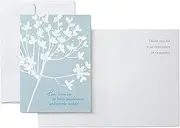 Hallmark Pack of 20 Thank You for Your Sympathy Cards, Cherry Blossom (Funeral Thank You Cards) (5STZ5033)