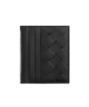 Intrecciato Bill Wallet One size Black/madder brown