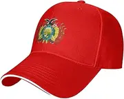 [Generic] Bolivia Hat Coat of arms of Bolivia Emblem Baseball Cap for Bolivian Decoration Trucker Hat