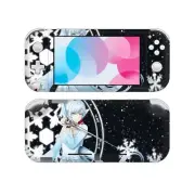 Schnee Blue Nintendo Switch Lite Skin Sticker Decal Vinyl Wrap Anime Girl Cover