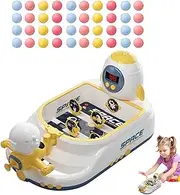 Space Station Pinball Machine | Table Pinball Game Machine - Portable Desktop Game with Score Board for Kids, Children, Toddler, Girls, Boys