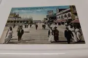 State View~Strolling On The Boardwalk At Atlantic City New Jersey~Vintage PC
