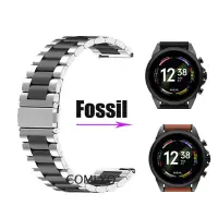 在飛比找蝦皮購物優惠-Fossil 錶帶 不銹鋼金屬商務錶帶 GEN 5 6 4 