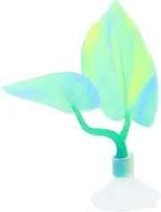 Betta Fish Tank Accessory Decorative Leaf Rest Bed Soft Silicone for Spawning Relaxation