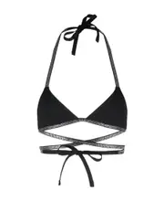 Heron Preston Embellished Tape Bikini Top S,XS Black