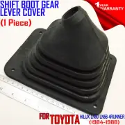 FOR TOYOTA HILUX LN50 LN56 1984-88 BLACK RUBBER SHIFT BOOT GEAR LEVER COVER-A1