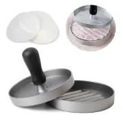 Hamburger Press Patty Maker for Grill Burger, Smasher Burger Press with 100 P...