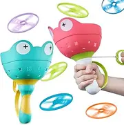 MAVEKID Kids Outdoor Toys for 3 4 5 6 7 8 Years Old Boys Girls, Flying Discs Launcher Toys Manual Capture Catching Games, Outside Toys for Toddlers Age 3-5 6-8, Outdoor Play Equipment Summer Gifts