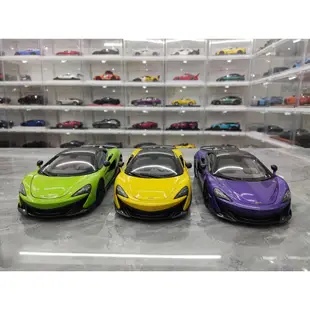【現貨】LCD 邁凱倫McLaren 600LT仿真合金金屬汽車模型收藏1 18成人禮品