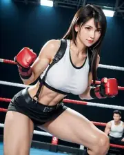 Tifa Final Fantasy 7 Pin-Up Fan Art Print Poster Size A3 JAPAN 297×420mm 176