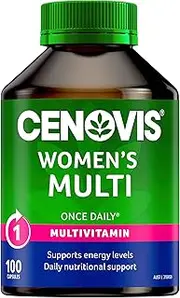 Cenovis Women's Multi Capsules 100 - 1-a-Day Multivitamin - Supports Energy Levels & Healthy Immune System Function - Maintains Healthy Eye Function, Hair Health - Supports Dietary Calcium Absorption