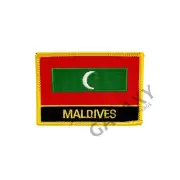 Maldives Patch / Maldives Flag / Iron On
