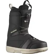 Brand New Mens 2025 Salomon Faction BOA Snowboard Boot Black/Black/Rain