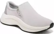 Dr. Scholls Women's Wannabe Zip Sneaker Grey 6.5 M