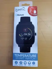 SuperSonic SC-175SWT Waterproof Bluetooth Temperature Heart Rate Smartwatch