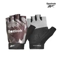 在飛比找momo購物網優惠-【REEBOK】速乾透氣健身手套-迷彩灰(福利品 M)