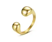 ANGORA Duality Gold Layered Ring