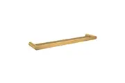 Esperia Brushed Yellow Gold Solid Brass Double Towel Rail 600mm