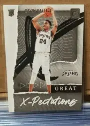 Devin Vassell 2020-21 Donruss Great X-Pectations #11 ROOKIE INSERT SPURS
