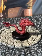 Fire Snake D&D Miniature Dungeons Dragons Elemental Evil 4 medium serpent druid
