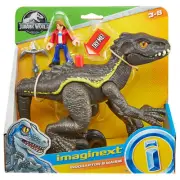 Imaginext Jurassic World Indoraptor And Maisie Figure Dinosaur Playset