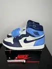 DS Jordan 1 Retro OG High Obsidian UNC 2019 Carolina blue Off-white Sz 11 Bred