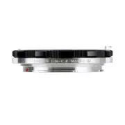 SHOTEN Lens adapter Close Focus for Leica M mount to Canon EOS R R5 camera Black