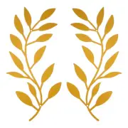 Metal Tree Leaf Wall Decor 2 Pack Vine Olive Leaf Wall Art Style 1, Golden