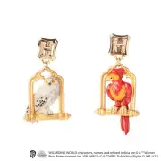 [Harry Potter Series] Hedwig & Fawkes Earrings Accessories Japan Original