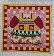 Pretty Peasant Dress Needlepoint by Melissa Shirley Designs and Stitch Guide