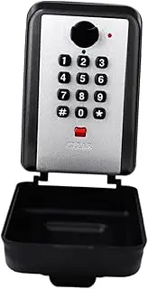 Perfk Key Lock Box Easy Password Setup Security Password Box Combination Lockbox for House Keys Room Cards Store Apartment Realtors, Wall Mounted