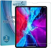 MEZON [3 Pack] Anti-Glare Matte Film Screen Protector for Apple iPad Pro 12.9” (2022 M2, 2021 M1, 2020, 2019) – Face ID Compatible, Case and Pencil Friendly (iPad Pro 12.9", Matte)