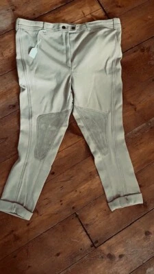 WALLS JODHPURS *Sz 38 Short* Beige *VGC w/Cuffs Front zip *Made USA