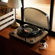 Syitren TAMMI II Bluetooth Vinyl Record Player with Speakers LP Record Player