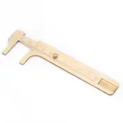 Brass Vernier Caliper Single Scale Jewelry Measuring Ruler 0-100mm♡